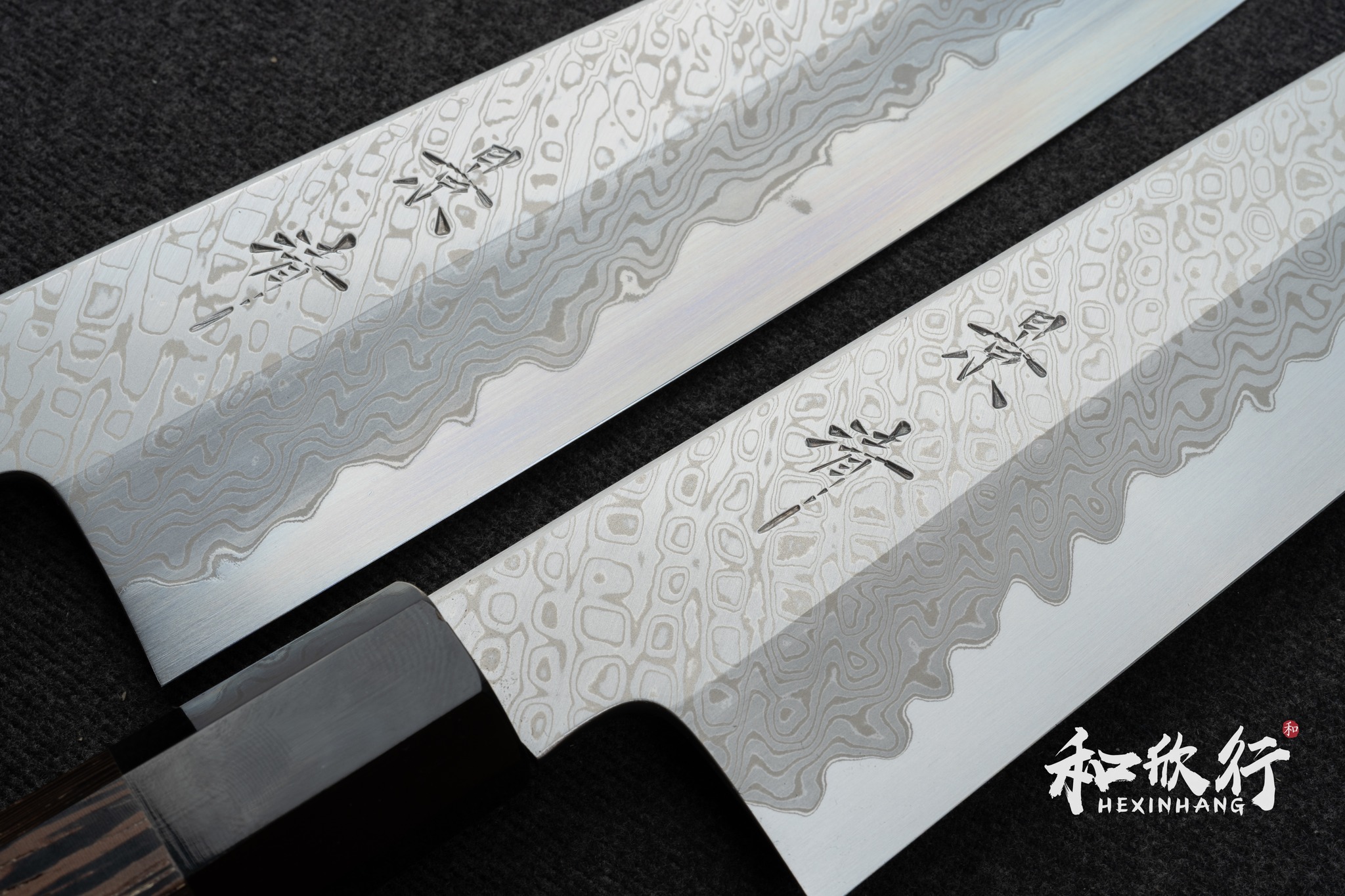 馬場刃物景清Baba-Hamono Kagekiyo 青一鋼不鏽鋼大馬士革包覆和牛刀系列