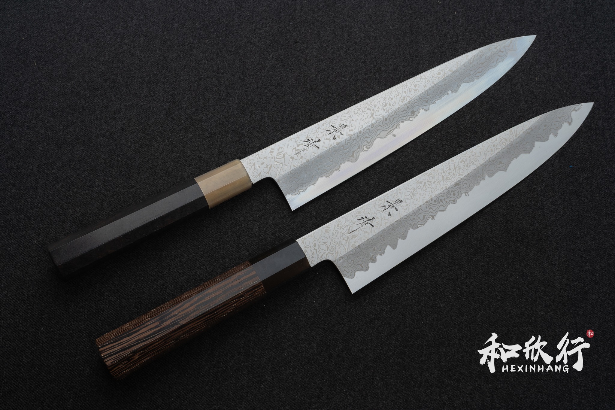 馬場刃物景清Baba-Hamono Kagekiyo 青一鋼不鏽鋼大馬士革包覆和牛刀系列