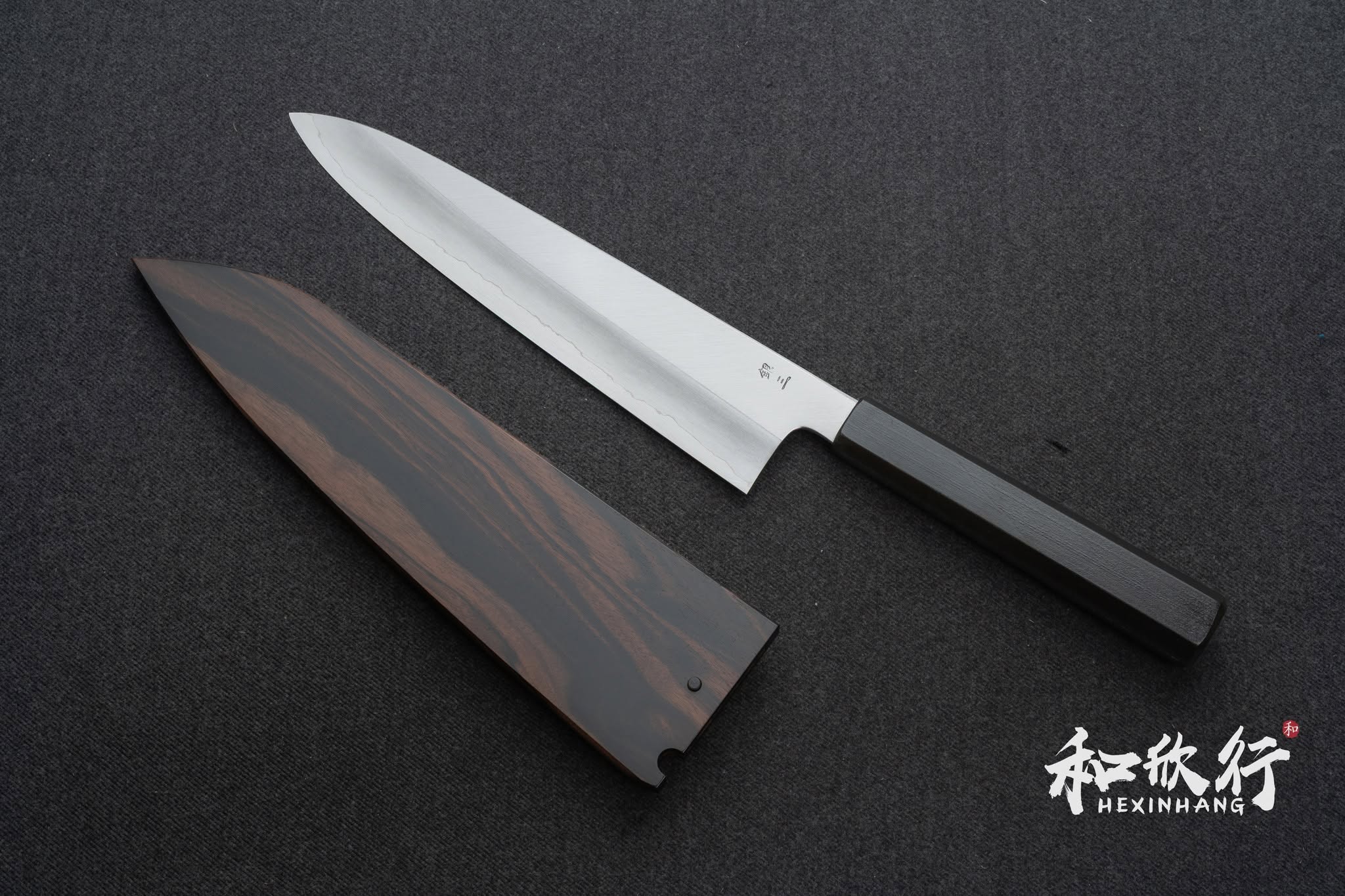 馬場刃物景清Baba-Hamono Kagekiyo 銀三鋼本霞和牛刀黑漆柄系列